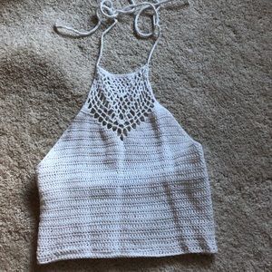 Pacsun crochet halter top